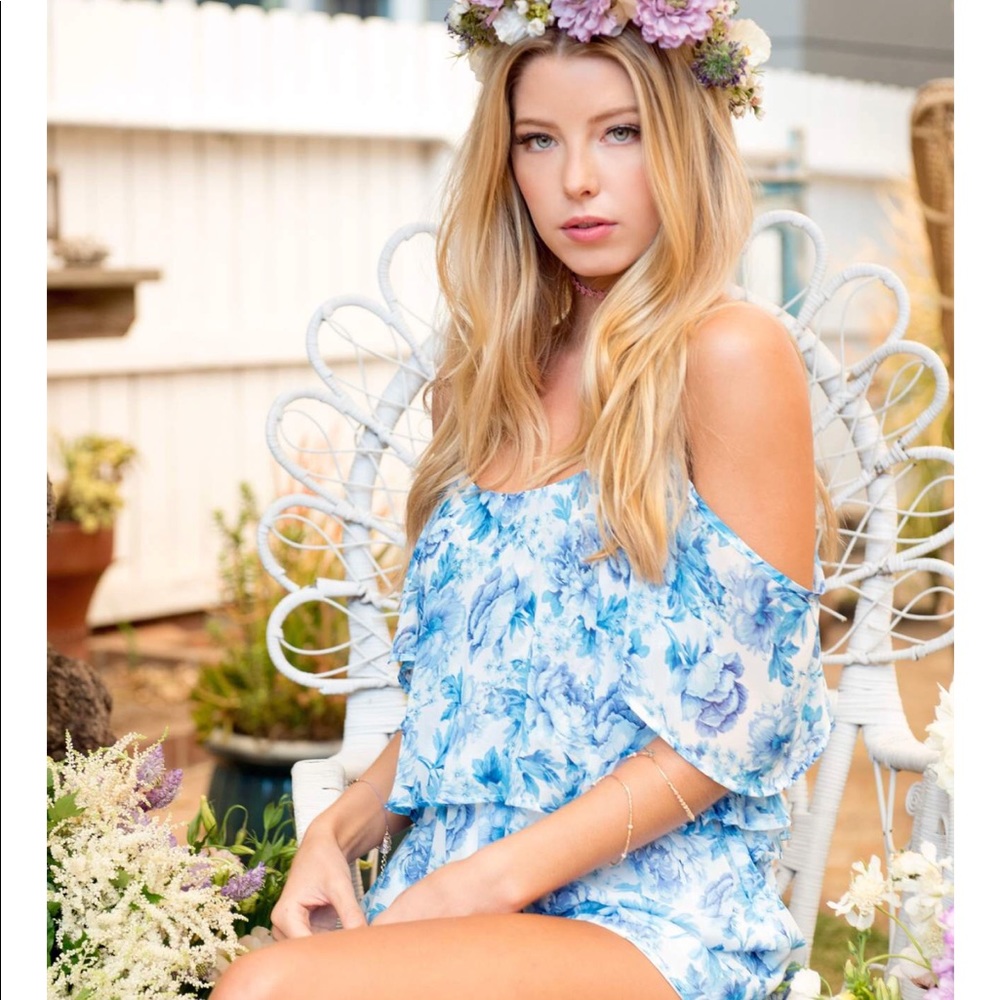Show Me Your MuMu Quinn Ruffle Romper